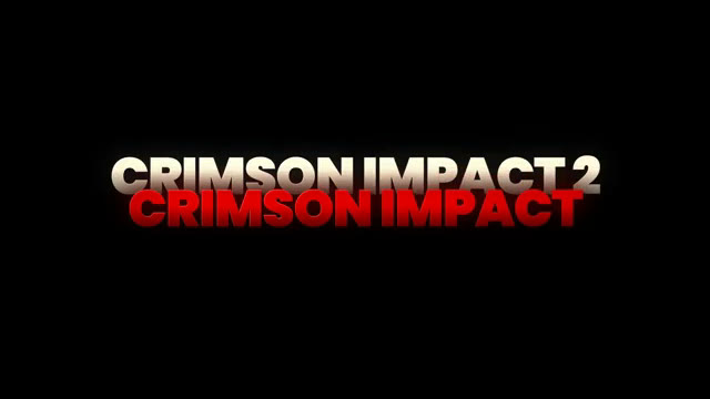 Crimson Impact title template preview